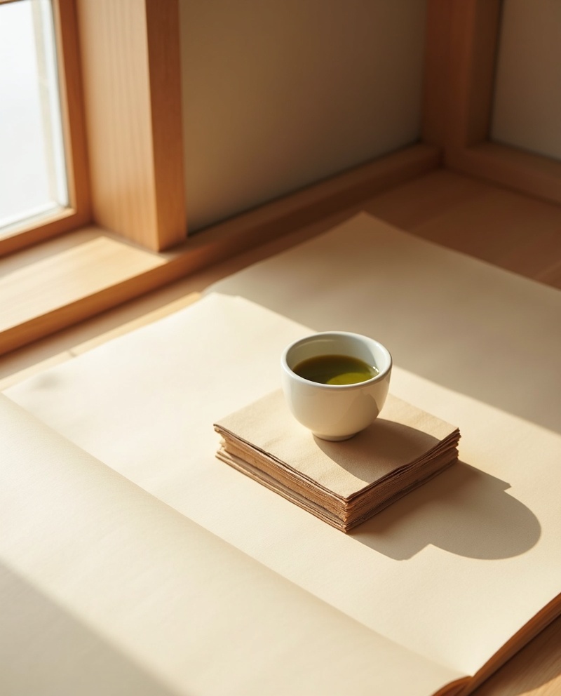 静かな余白と佇まいを表すイメージ